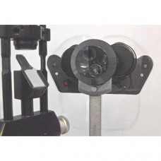 Breath Shield and Fixation for Slit-Lamp